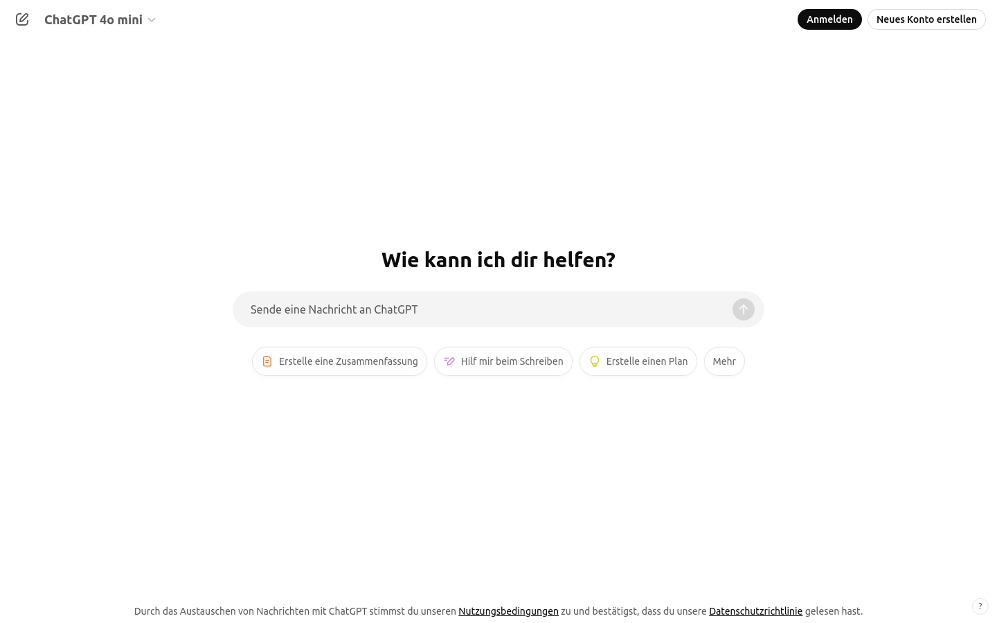 Chat.com product screenshot