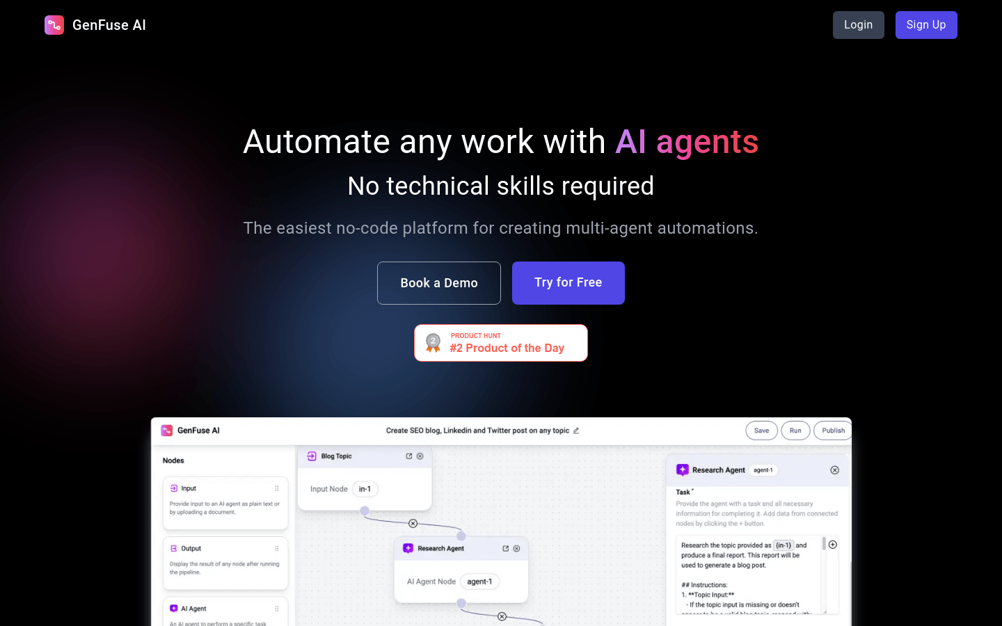 GenFuse AI product screenshot