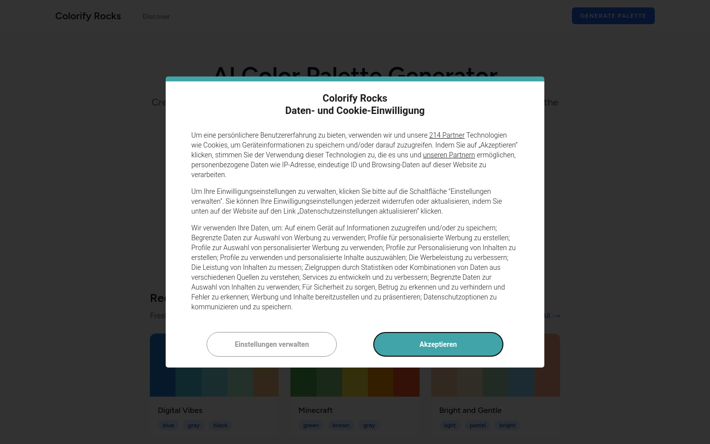 Colorify Rocks product screenshot