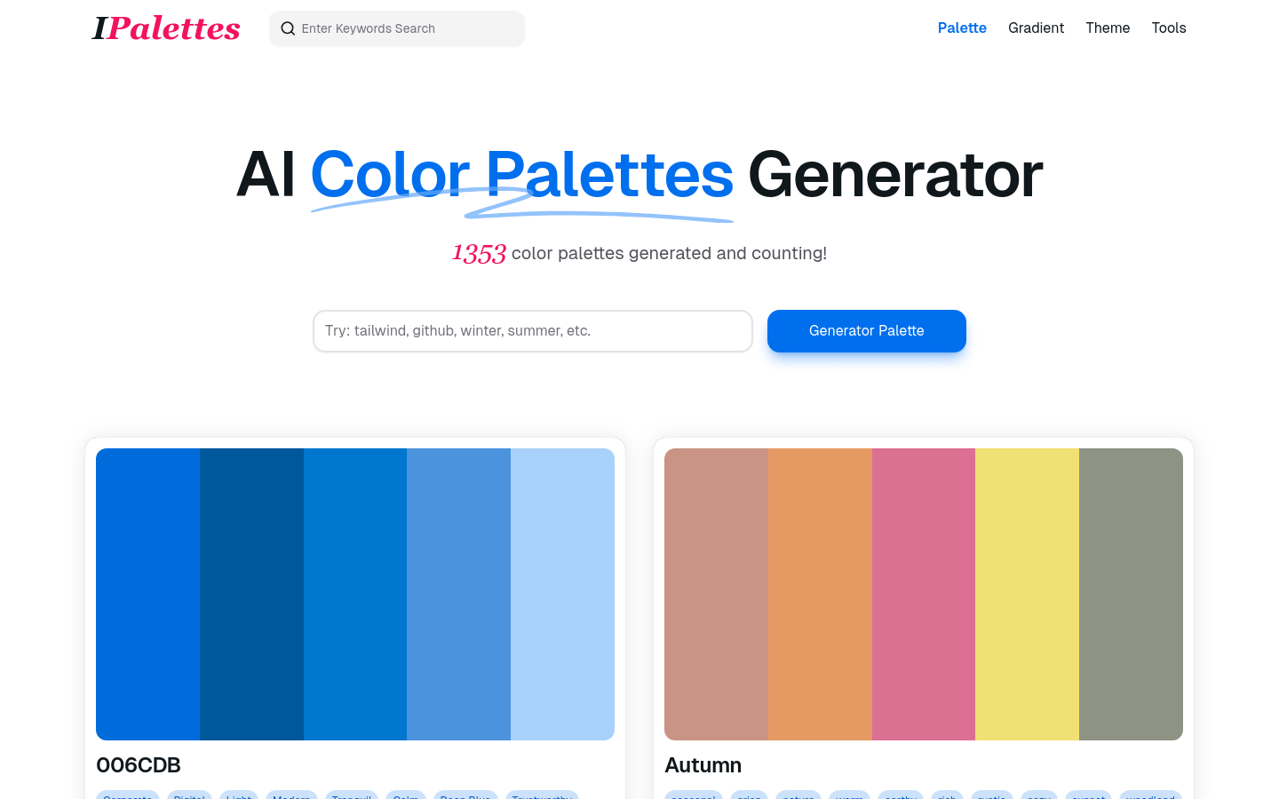 IPalettes product screenshot