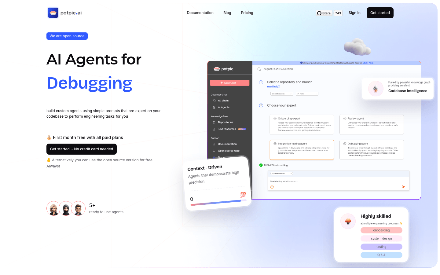 Potpie product screenshot