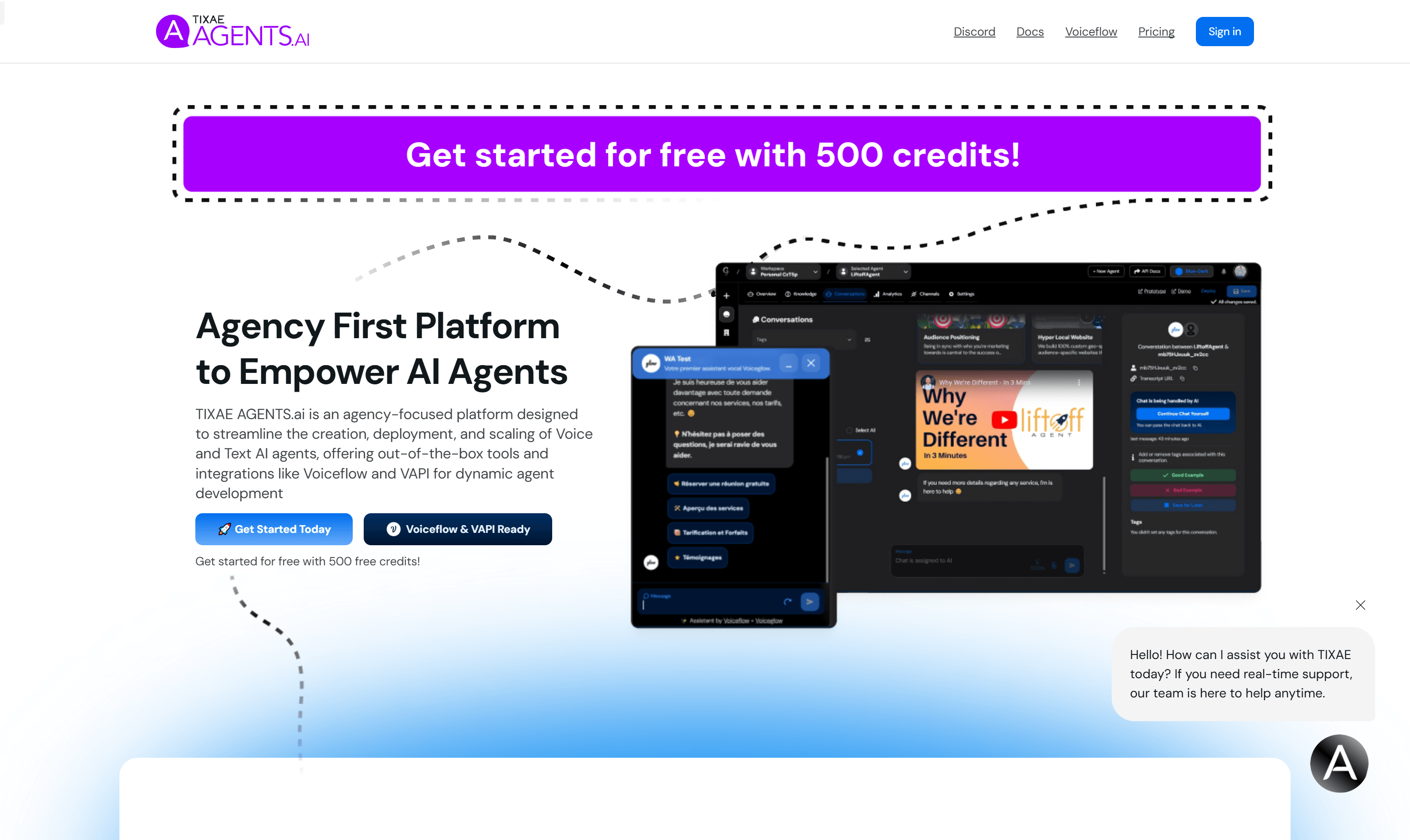 TIXAE AGENTS.ai product screenshot