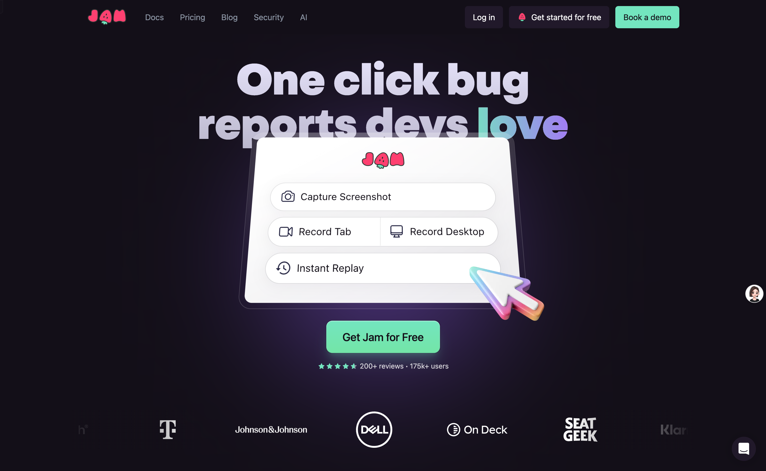 Jam product screenshot