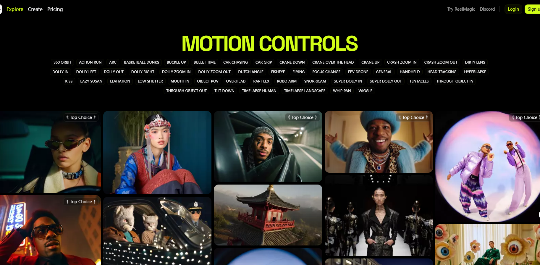 Higgsfield AI product screenshot
