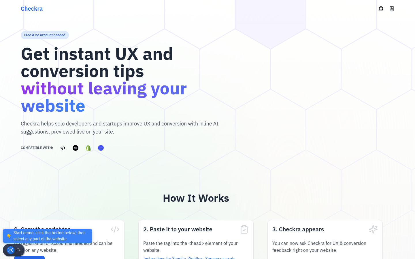 Checkra product screenshot
