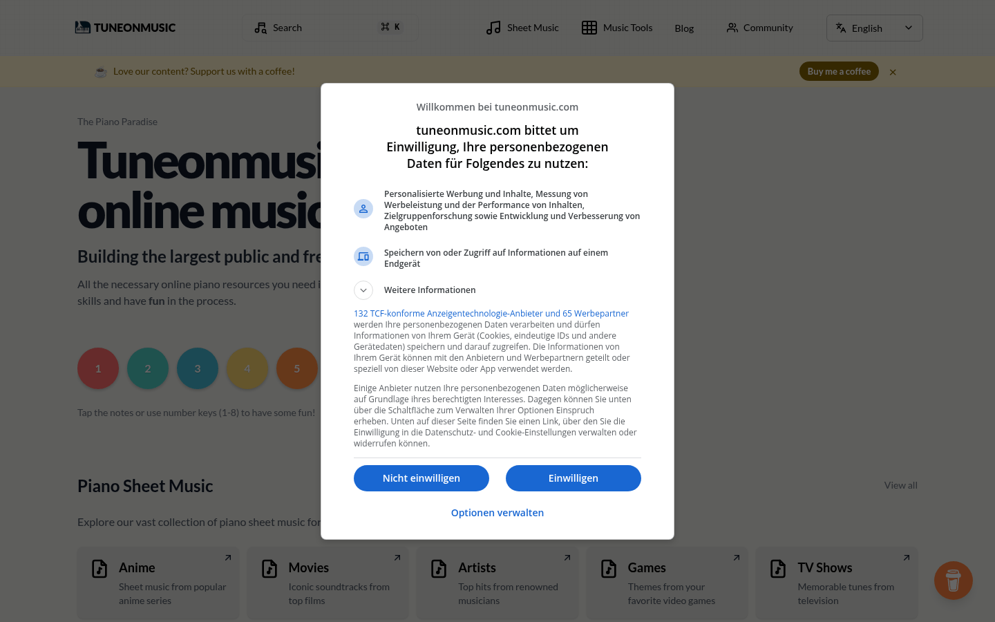 Tuneonmusic product screenshot