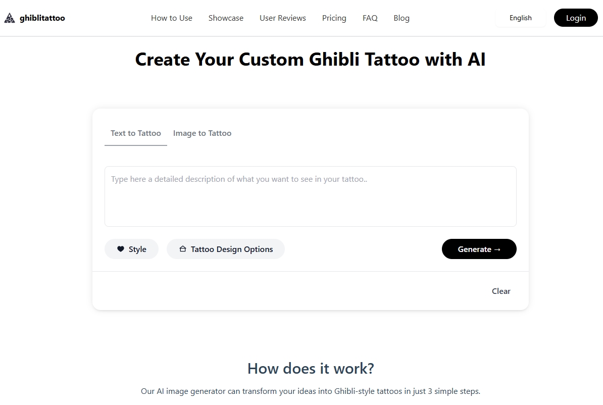 ghiblitattoo product screenshot