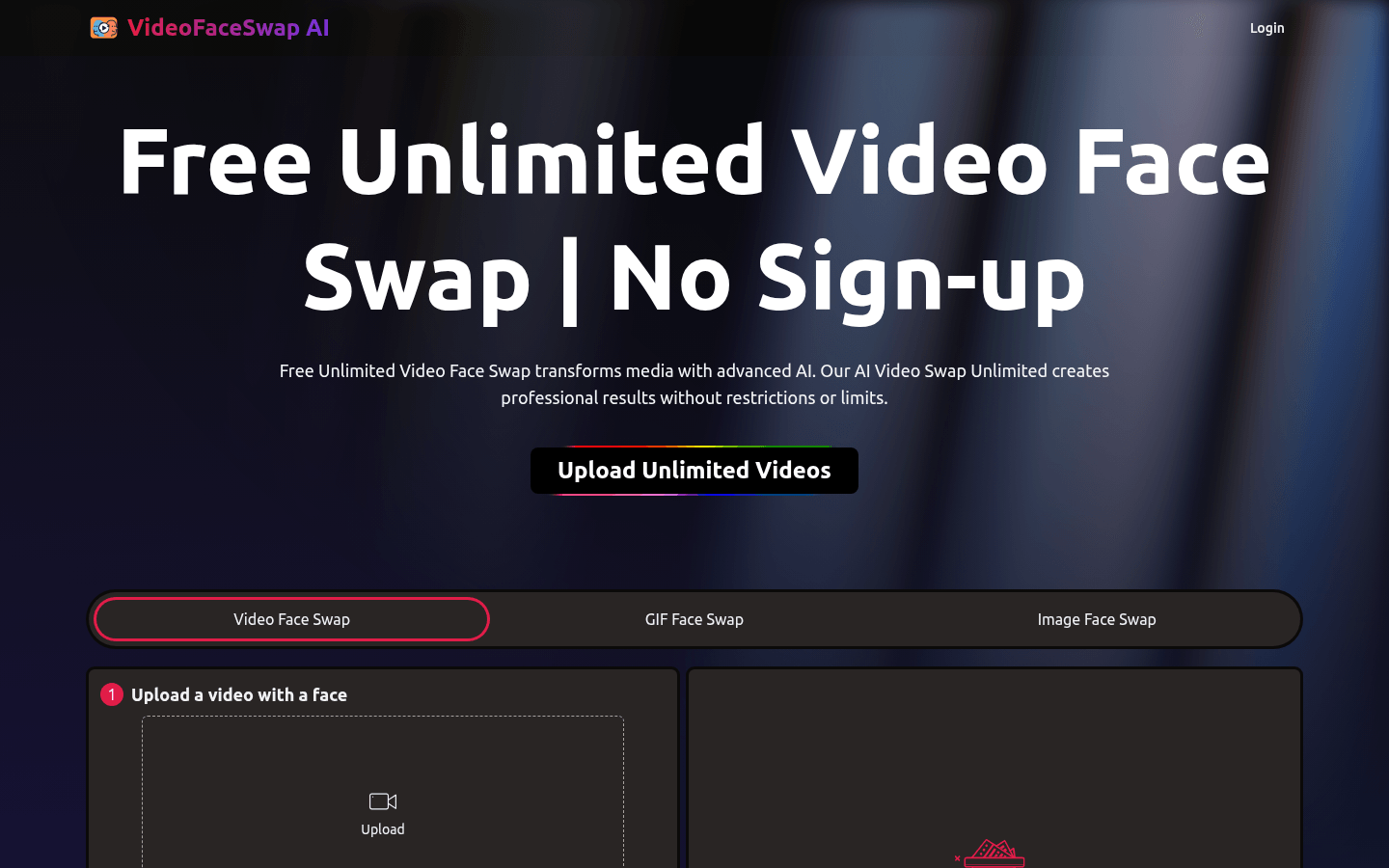 Free Videoswapface product screenshot