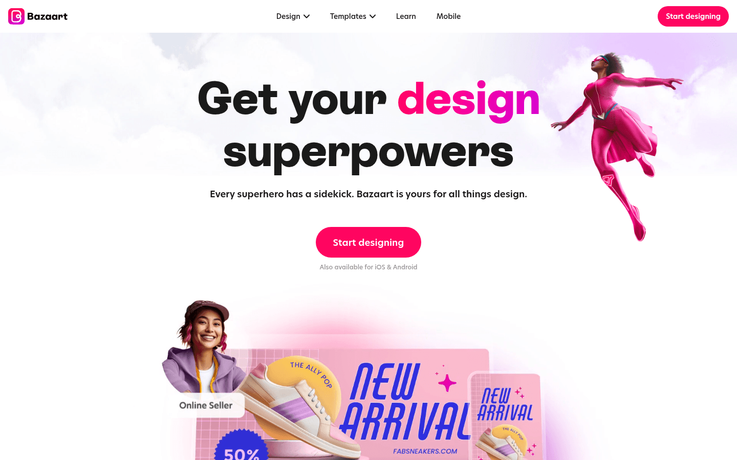 Bazaart product screenshot