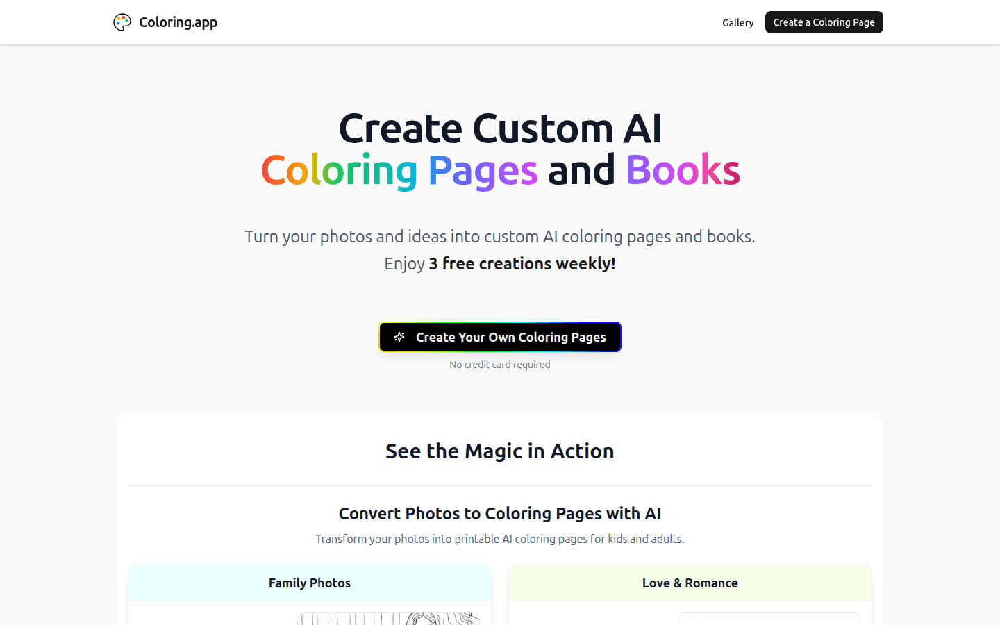 Coloring.app product screenshot