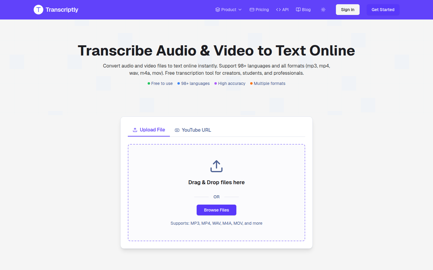 Transcriptly product screenshot
