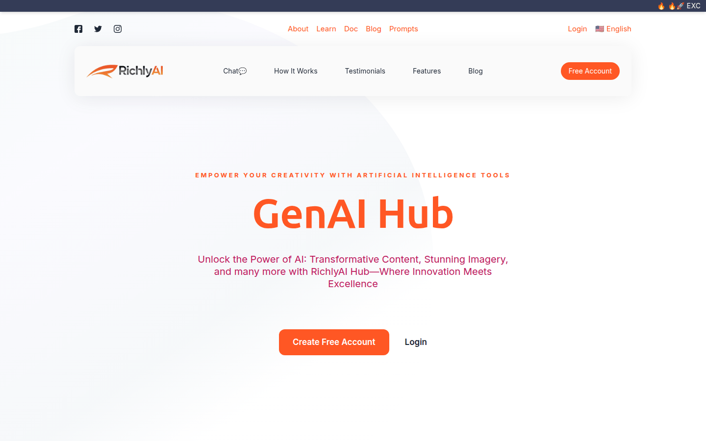 RichlyAI product screenshot