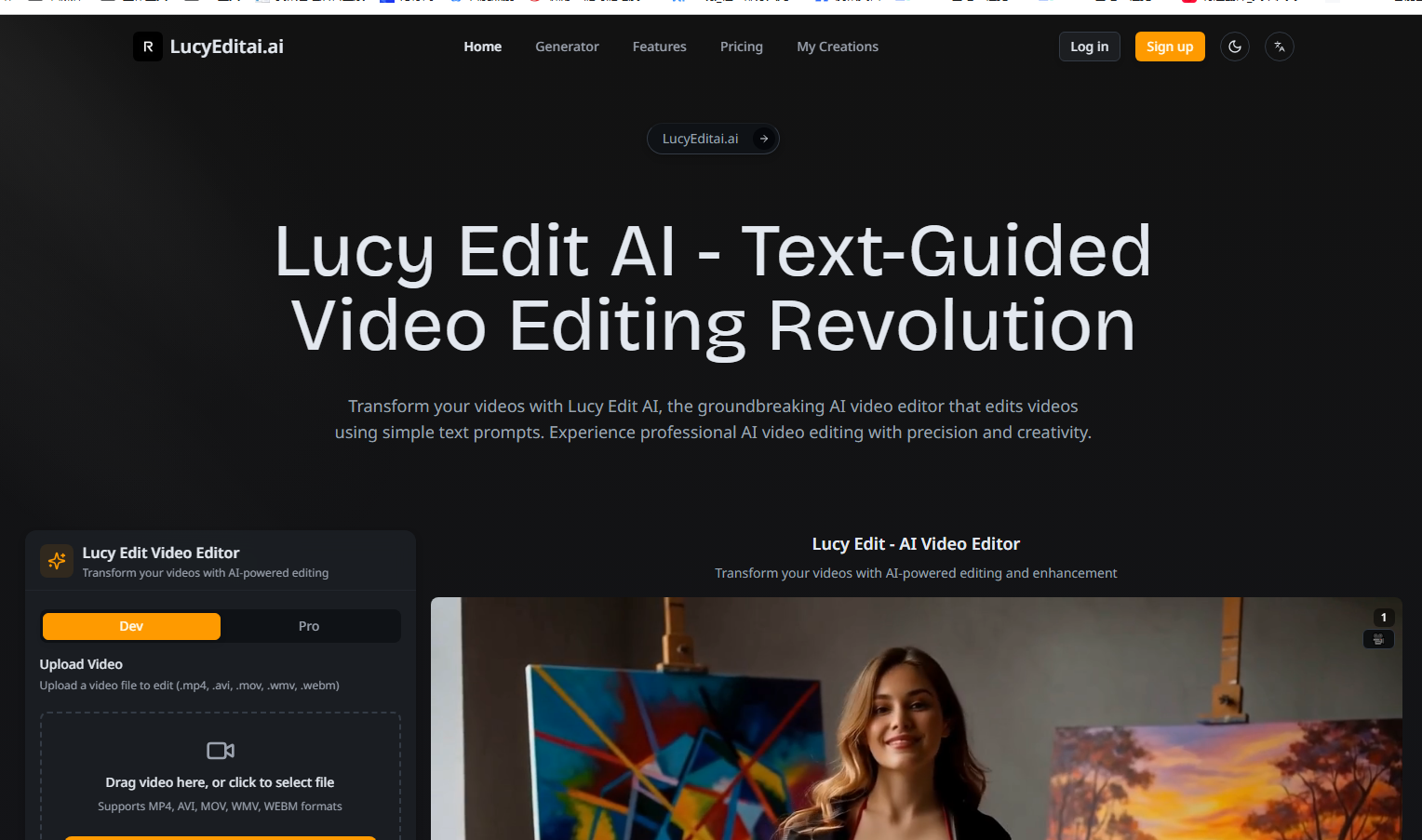 Lucy Edit product screenshot
