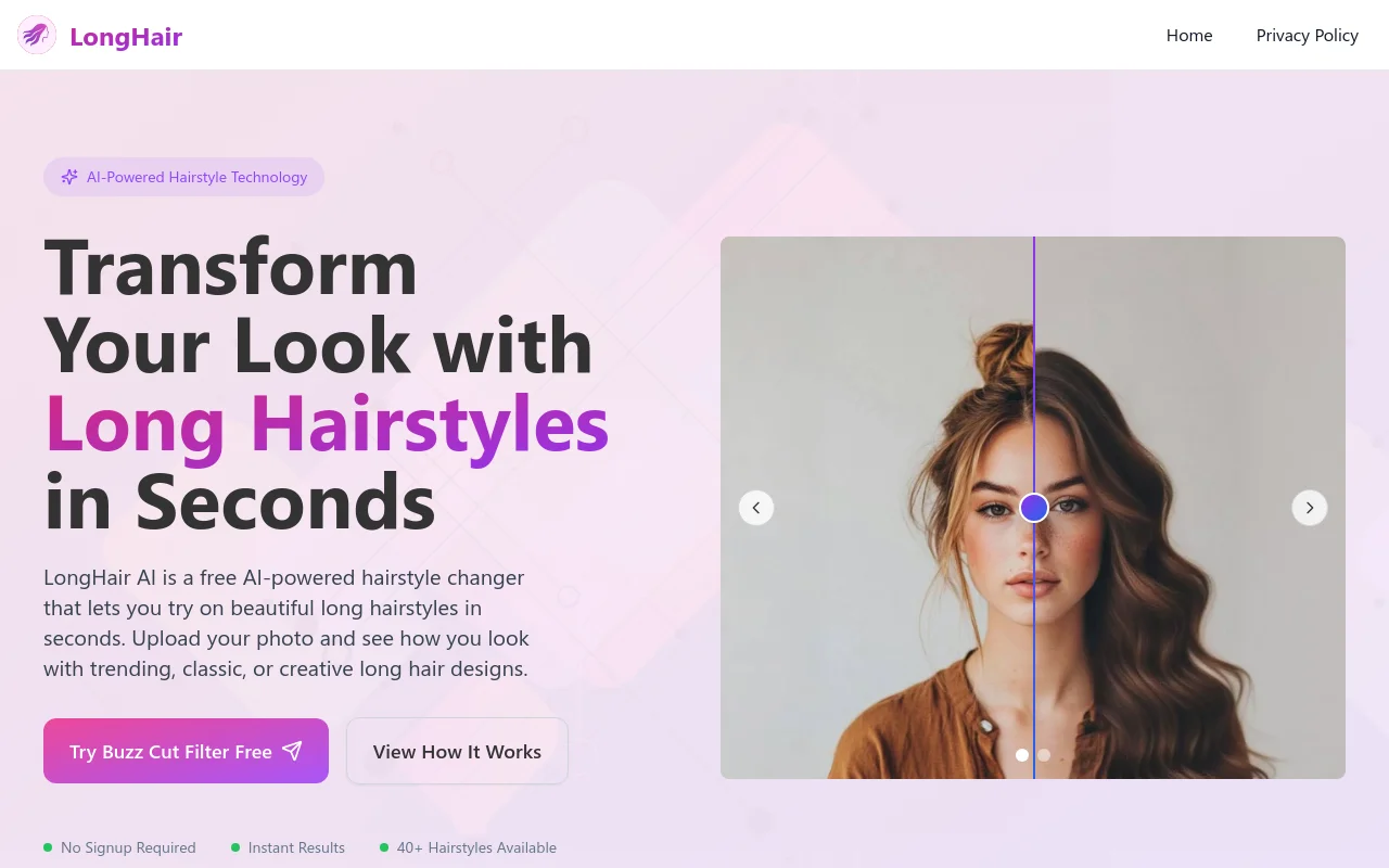LongHair product screenshot