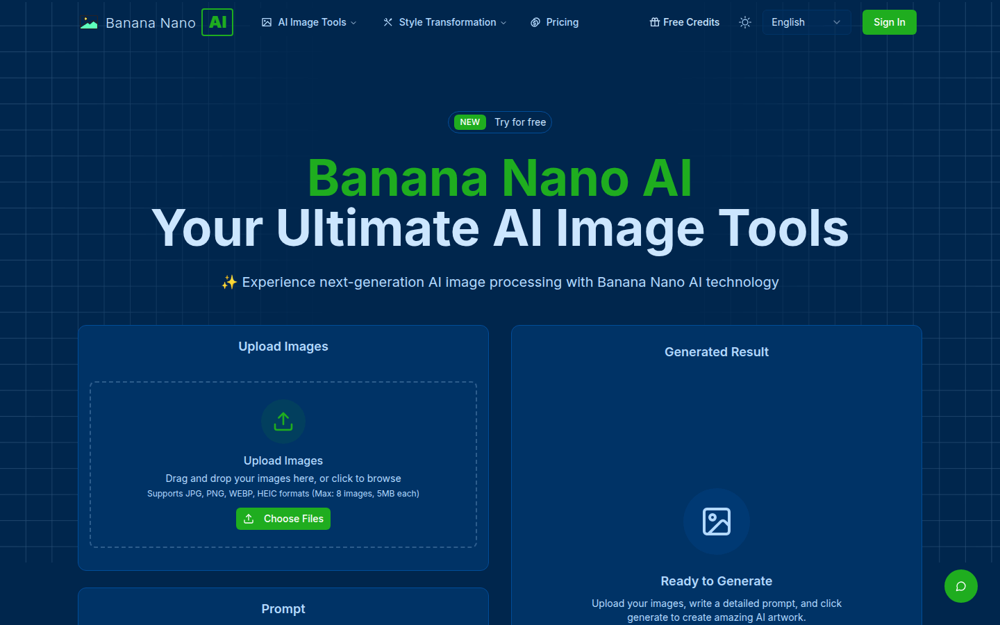 banane nano ai product screenshot
