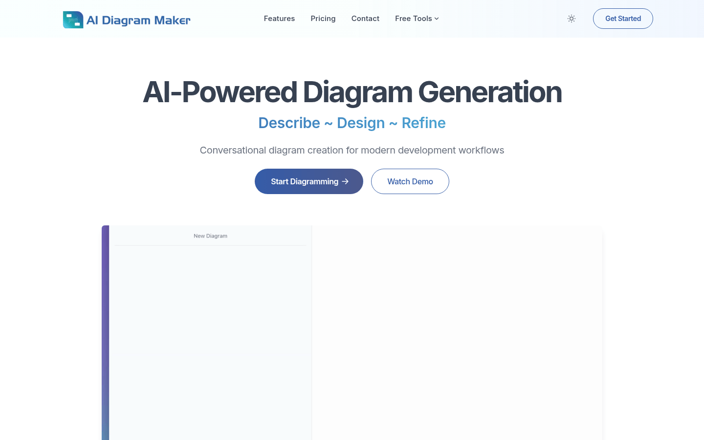 AI Diagram Maker product screenshot