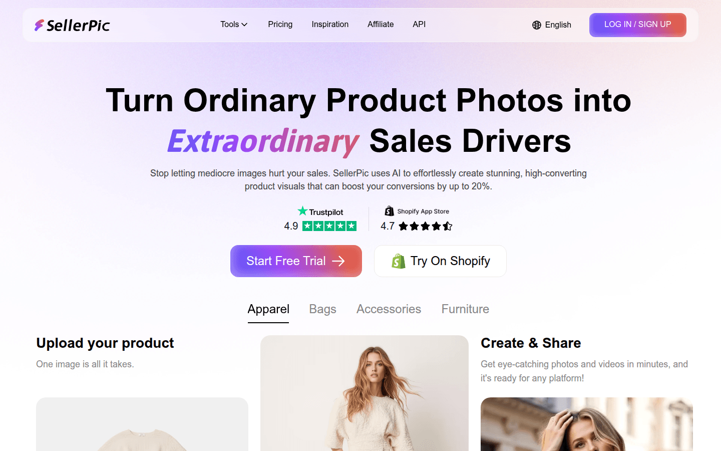 SellerPic product screenshot