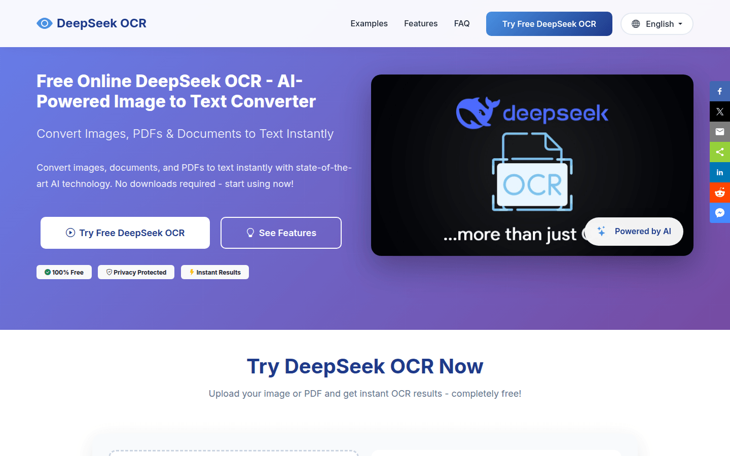 Deepseek OCR product screenshot