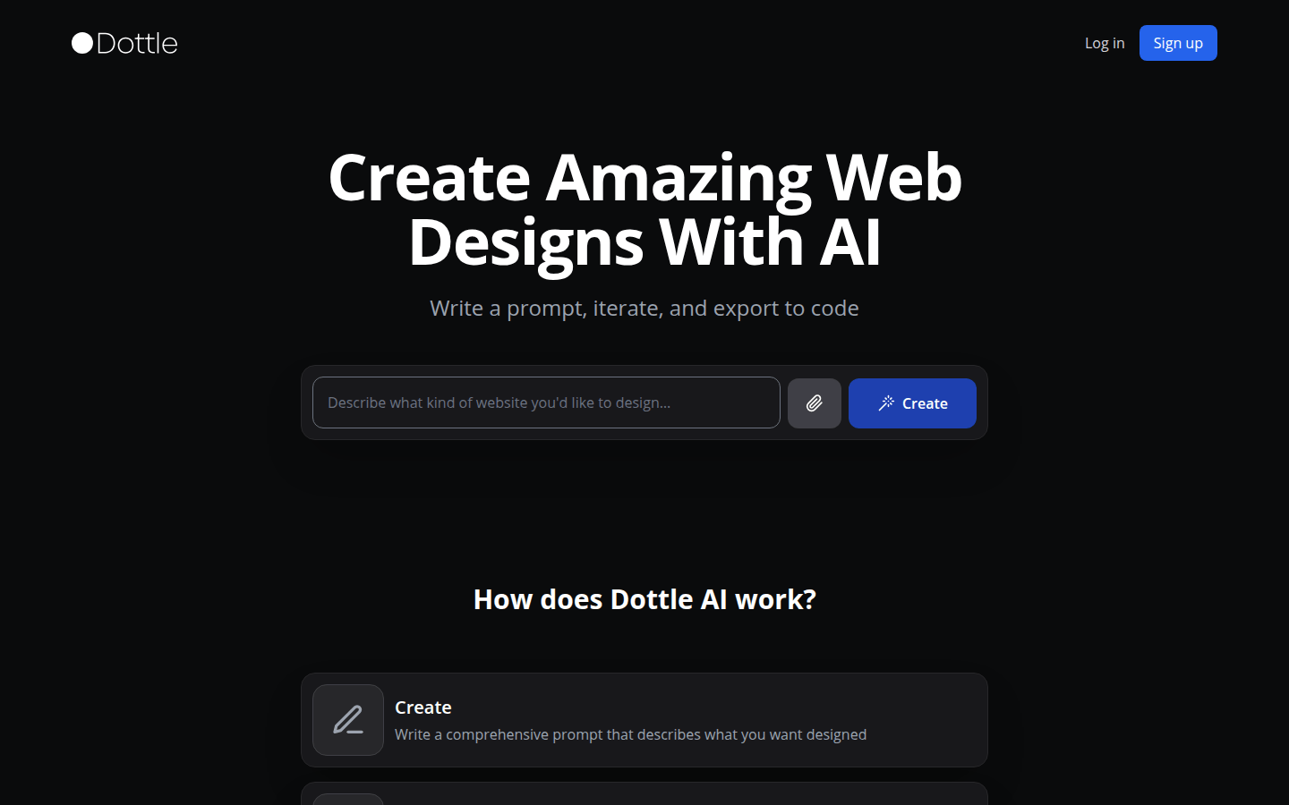 Dottle AI product screenshot