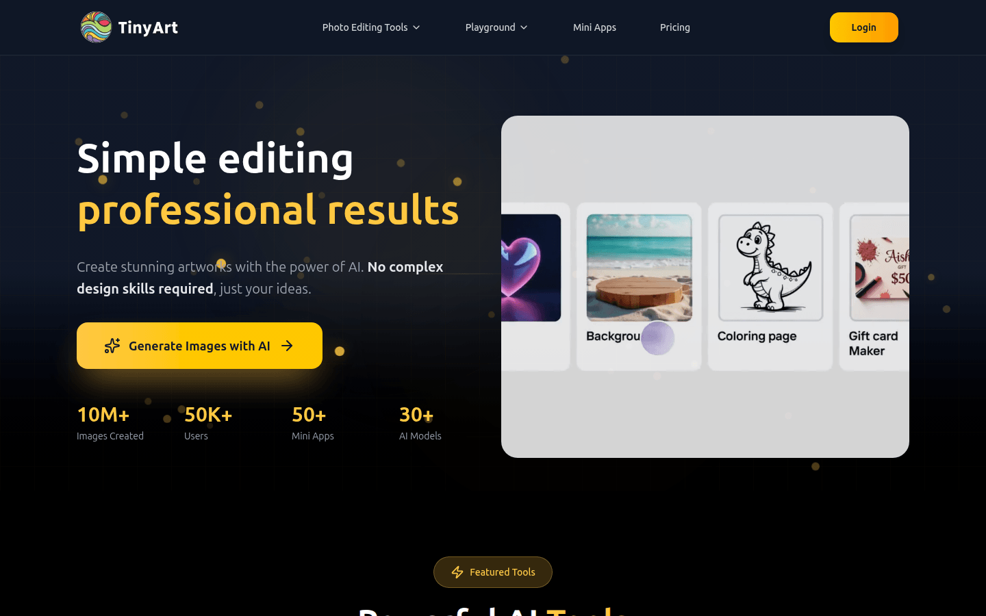 tinyart product screenshot
