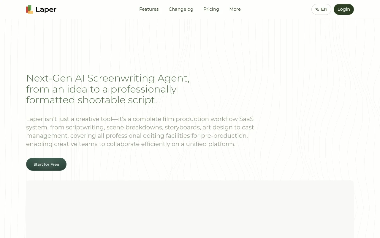 Laper product screenshot