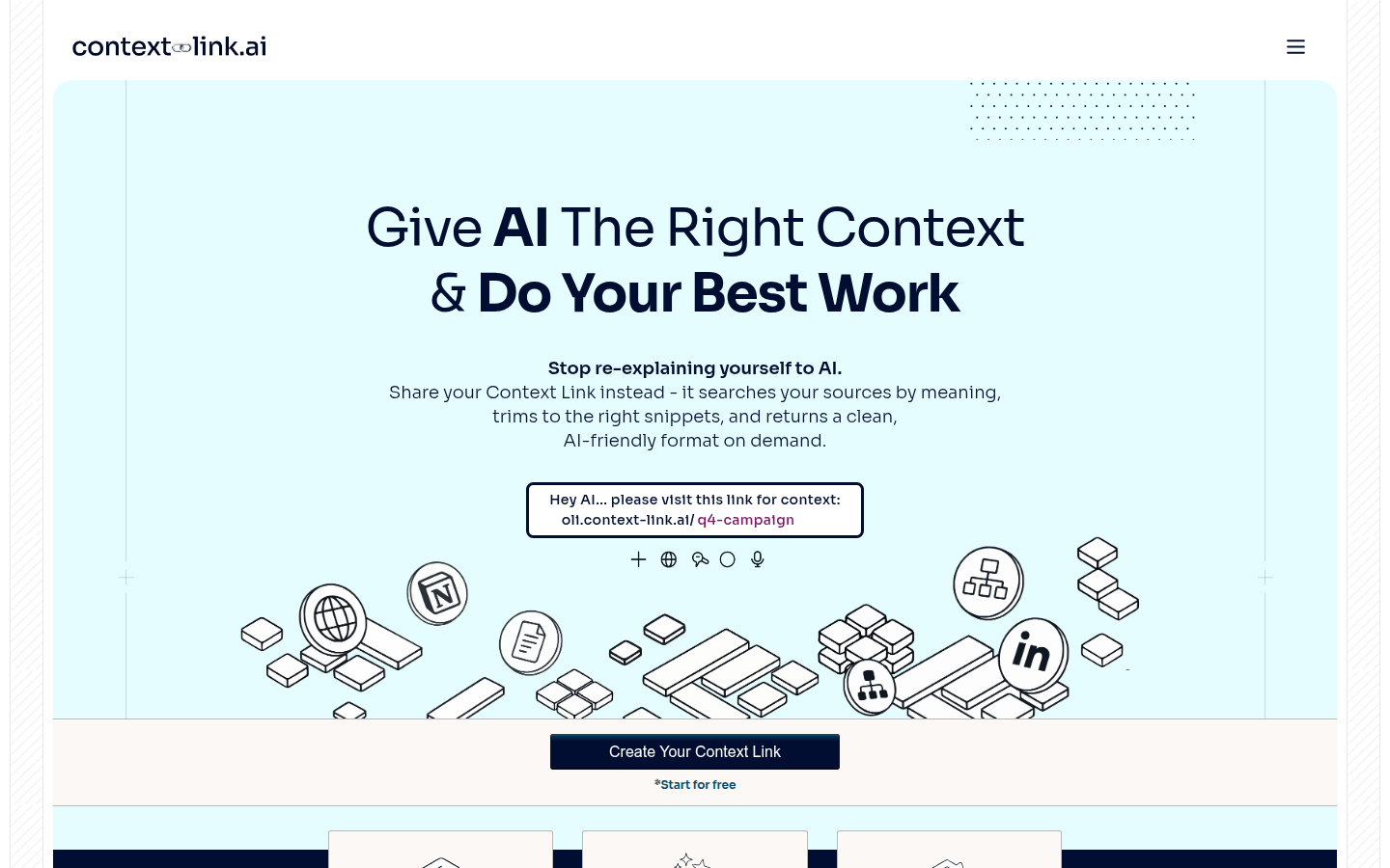 Context Link product screenshot