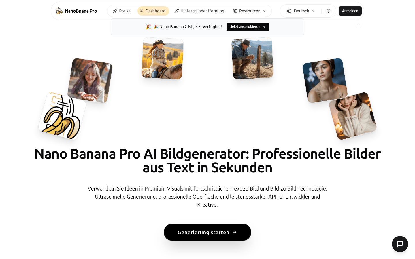 Nano Banana Pro product screenshot