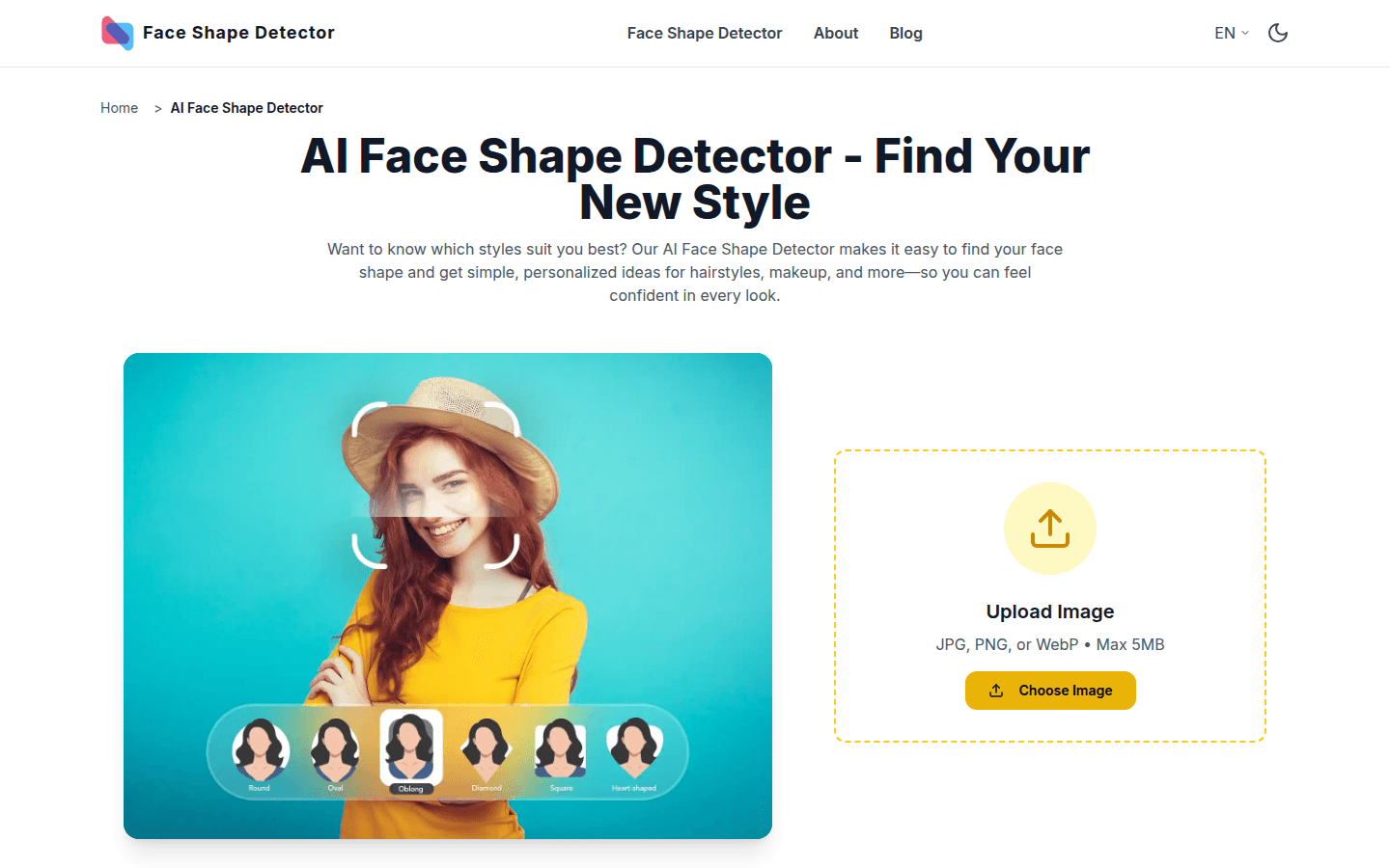 Face Shape Detector product screenshot
