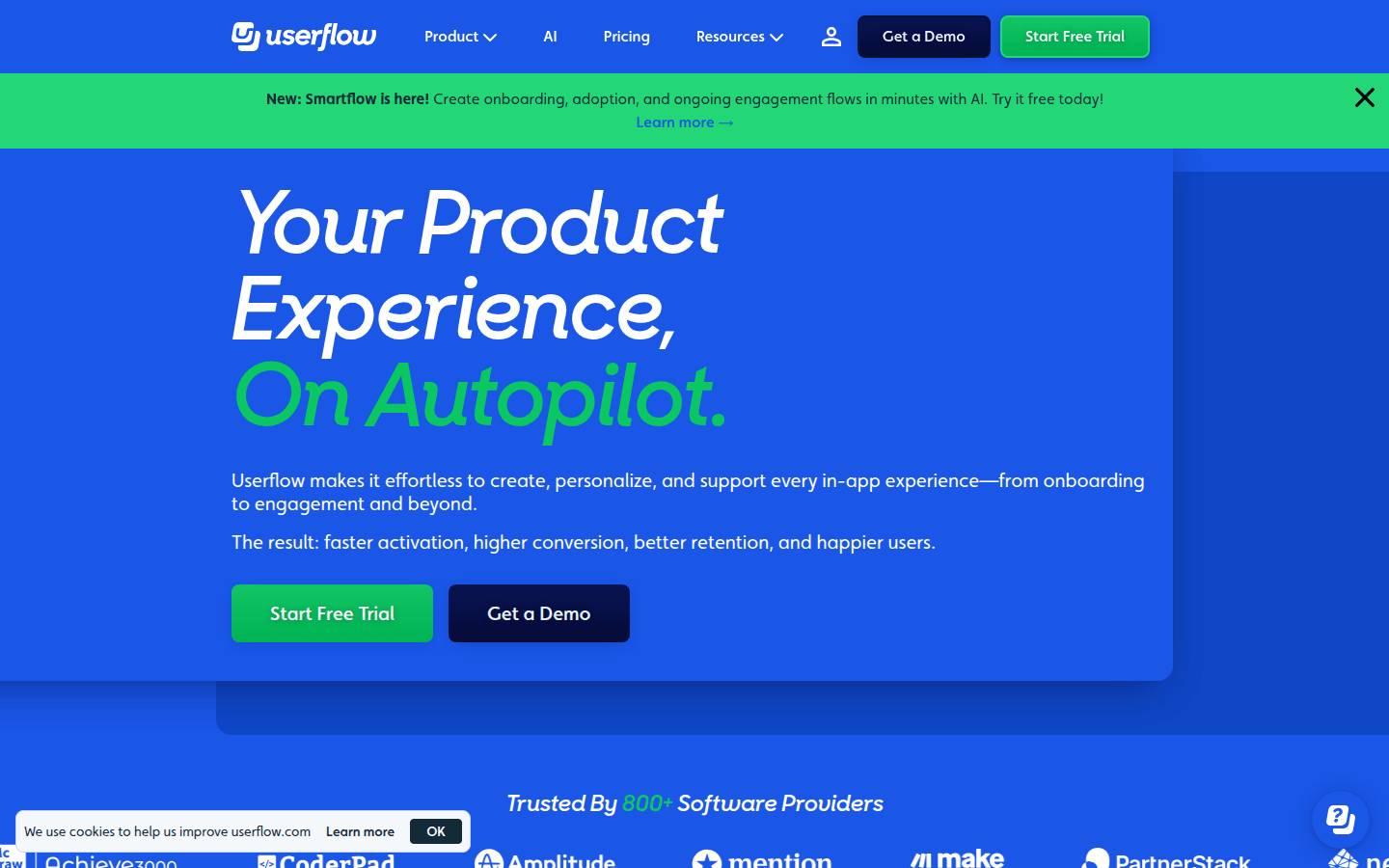 Userflow product screenshot