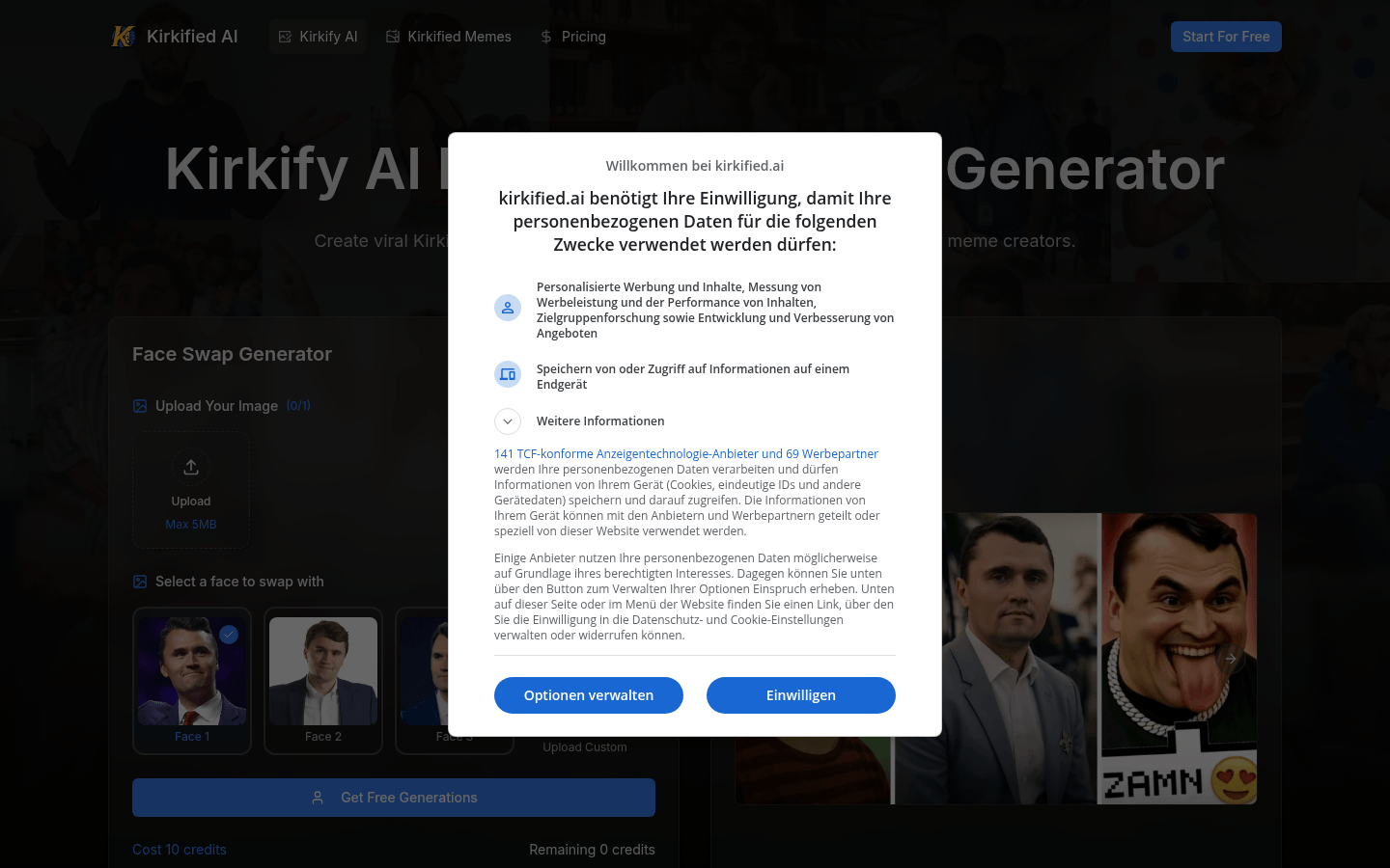 Kirkified product screenshot
