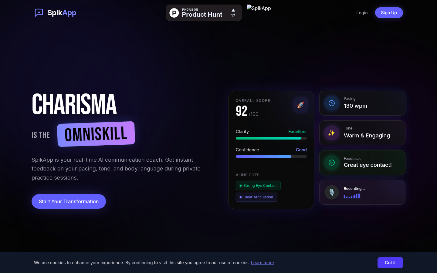 SpikApp product screenshot