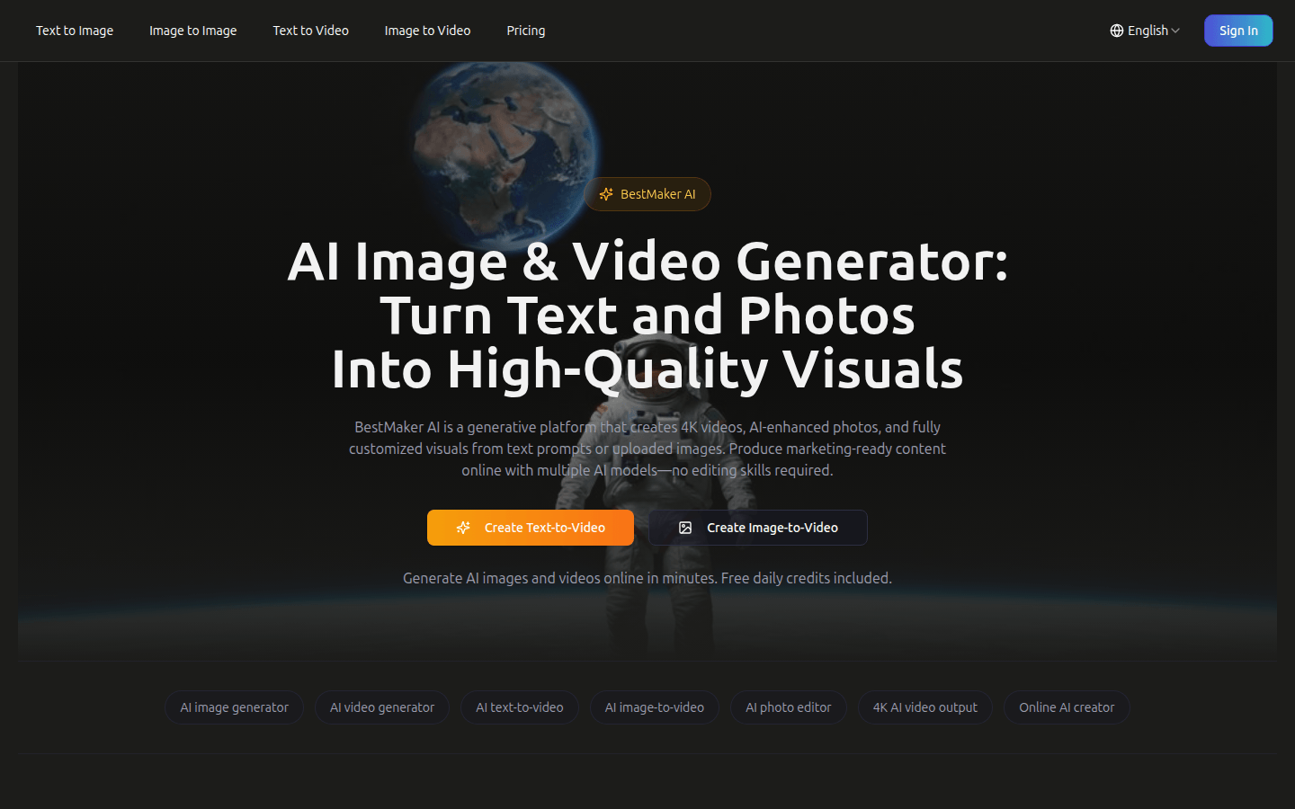 BestMaker AI product screenshot