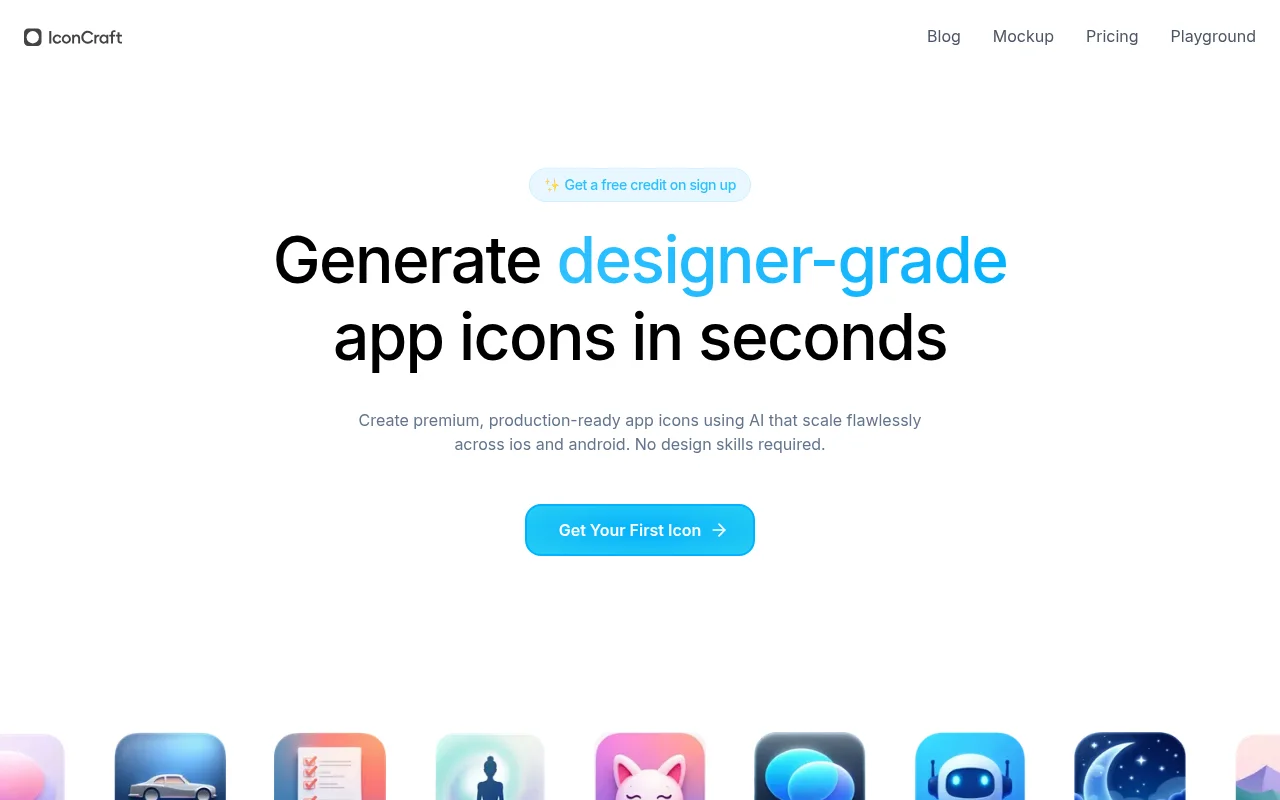 IconCraft product screenshot