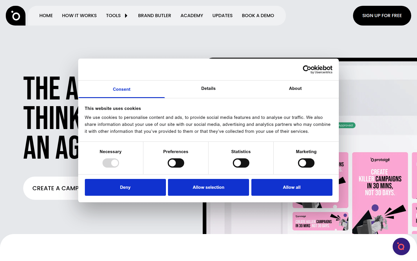 Protaigé product screenshot