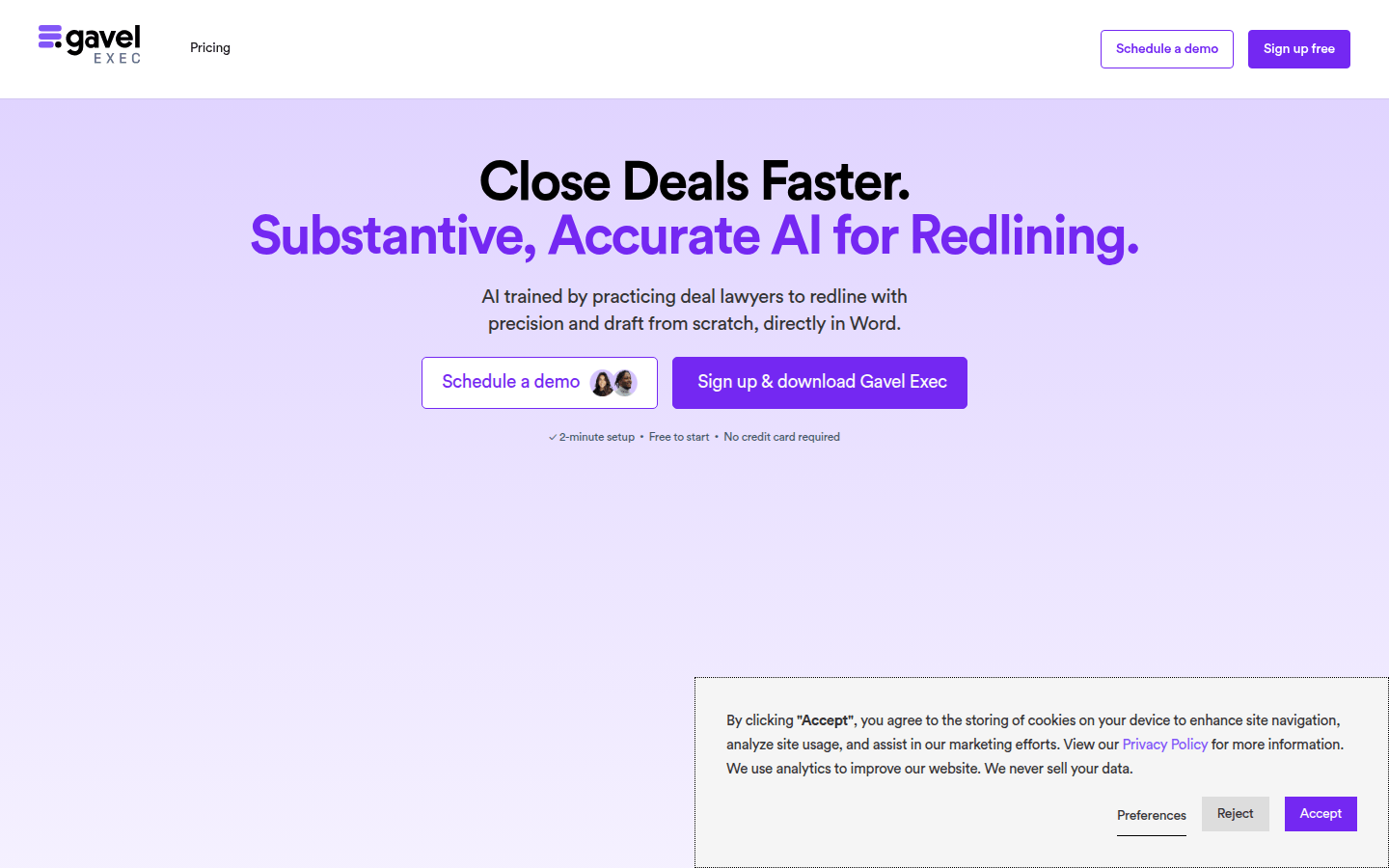 Gavel Exec product screenshot