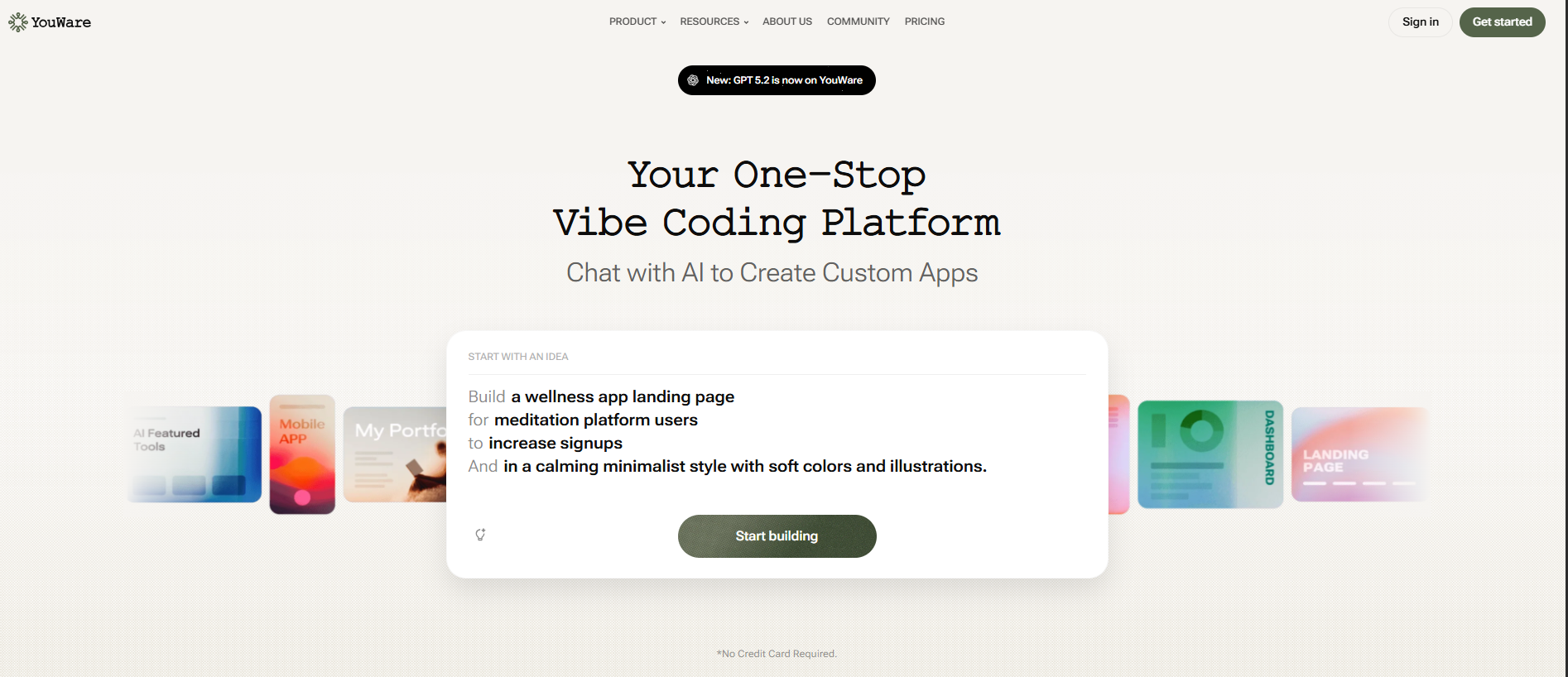 YouWare product screenshot