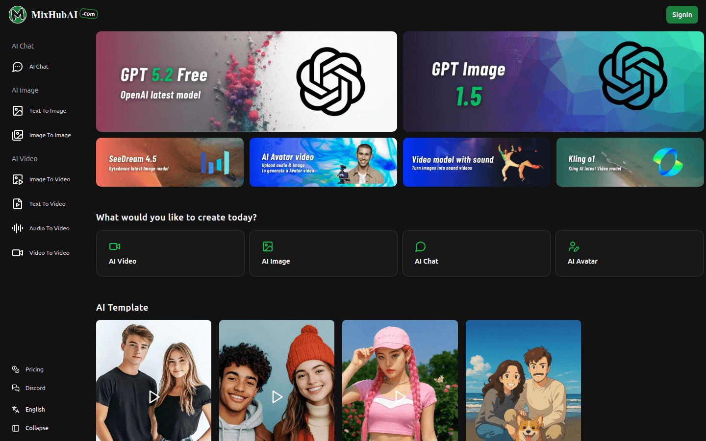 MixHub AI product screenshot