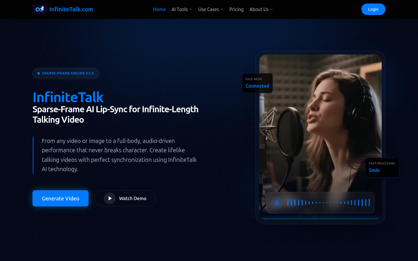 InfiniteTalk product screenshot