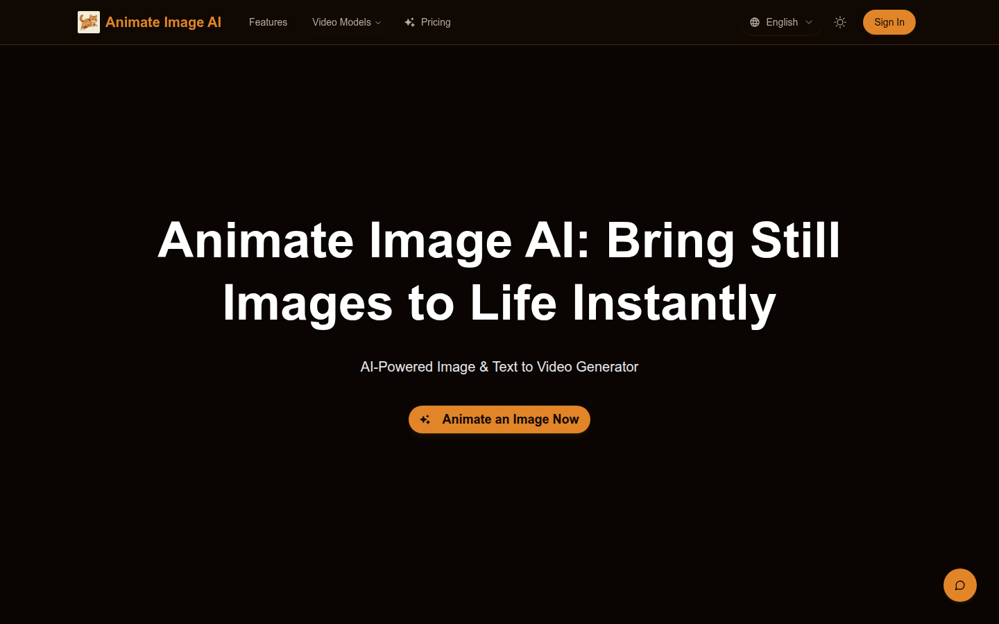 Animate Image AI product screenshot
