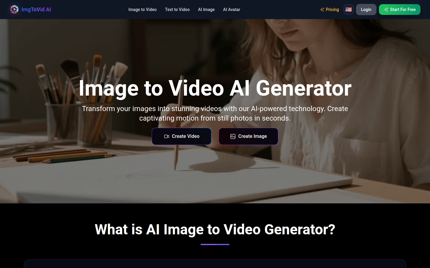 AI Image To Video product screenshot