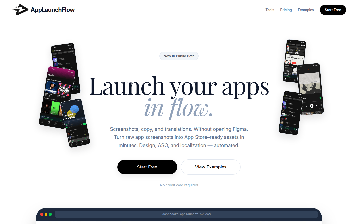 AppLaunchFlow product screenshot
