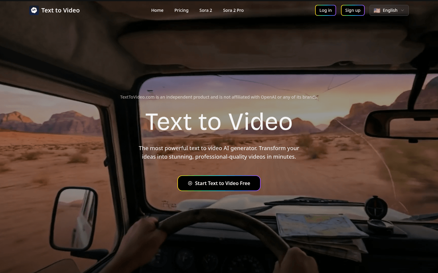 Text To Video product screenshot