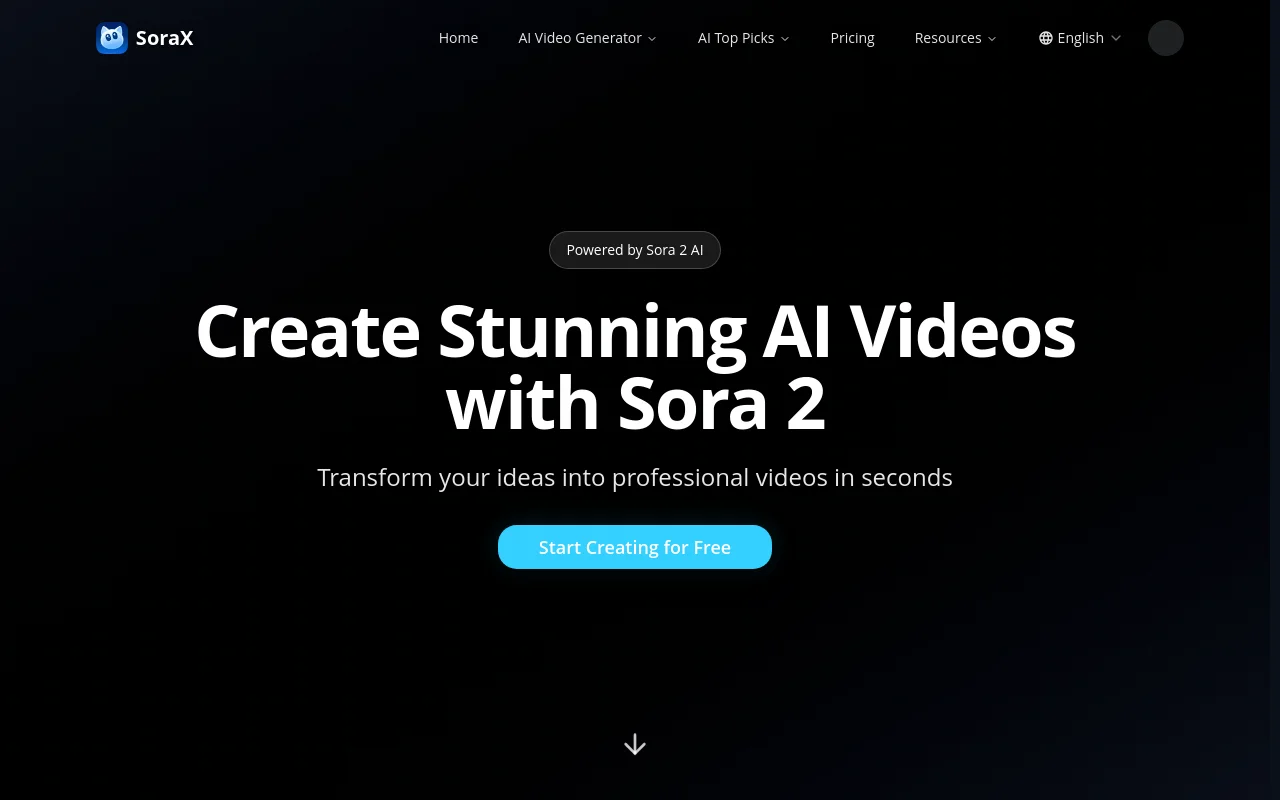 Sora2 Story Video Generator product screenshot