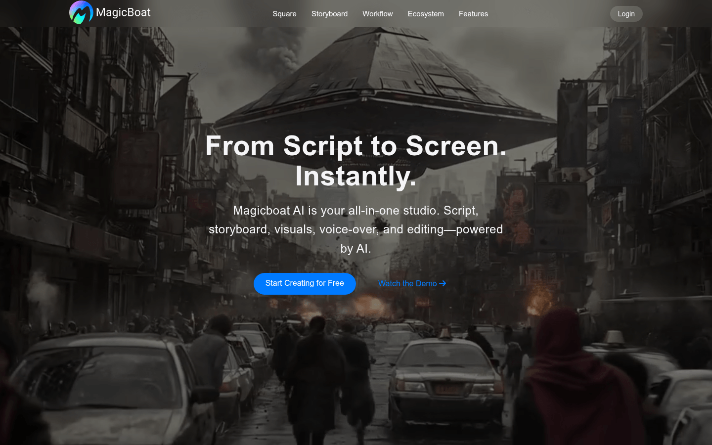 Magicboat AI product screenshot
