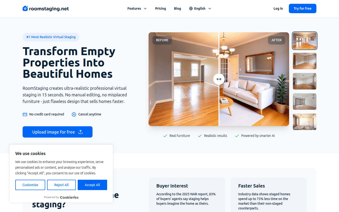 RoomStaging product screenshot