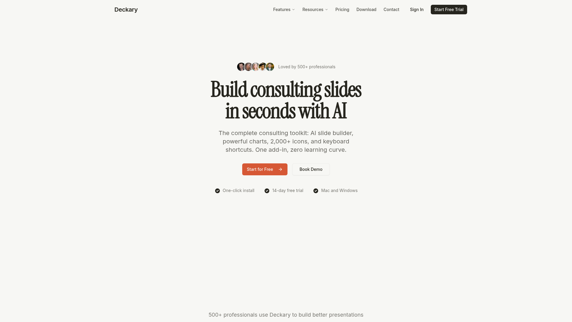 Deckary product screenshot