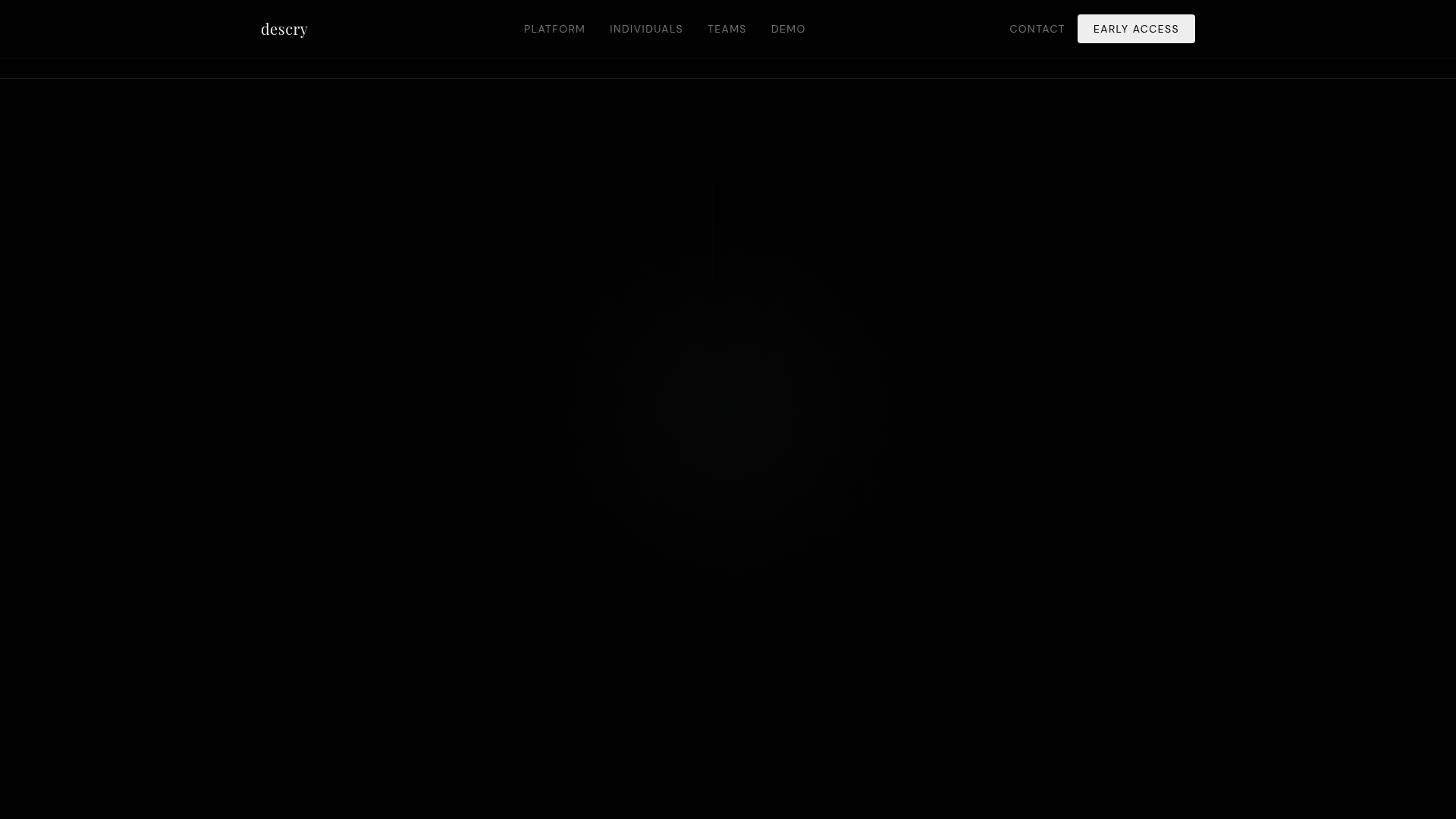 descry product screenshot