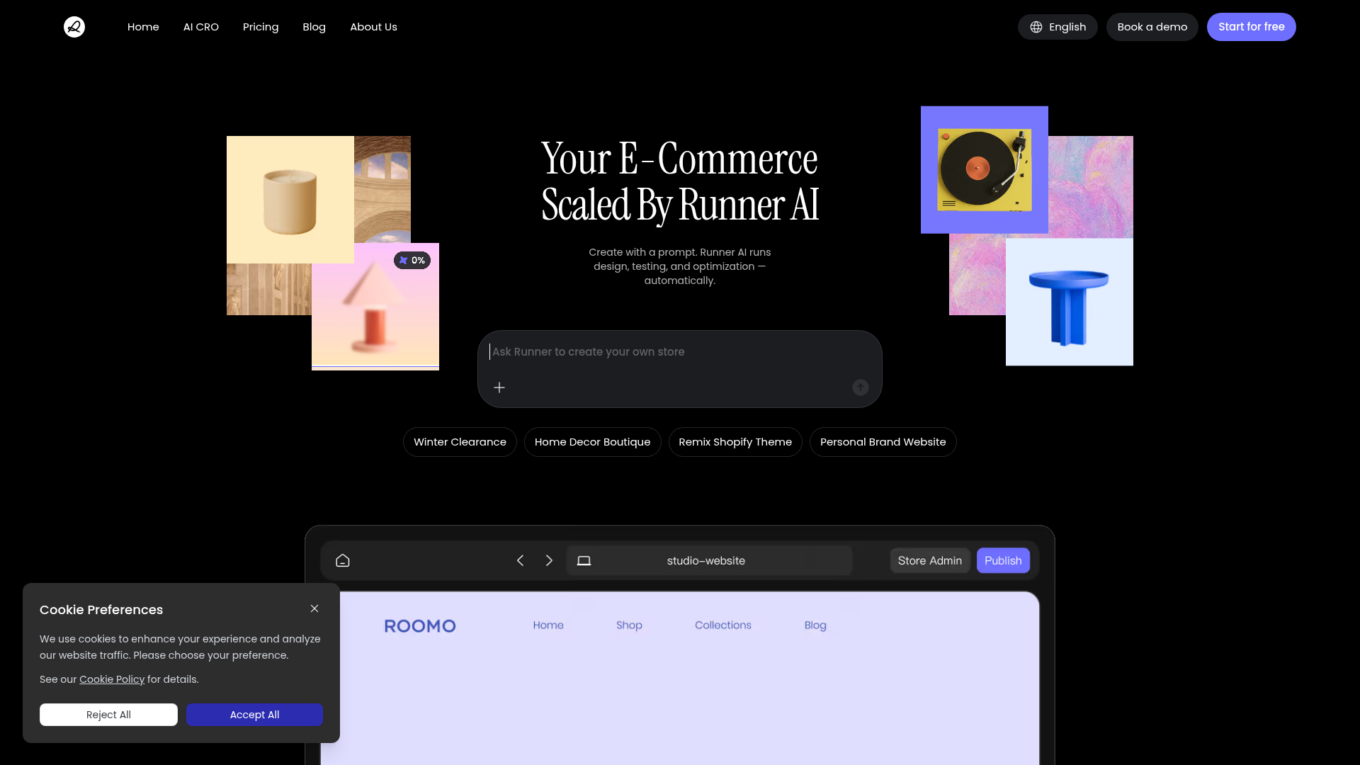 Runner AI product screenshot