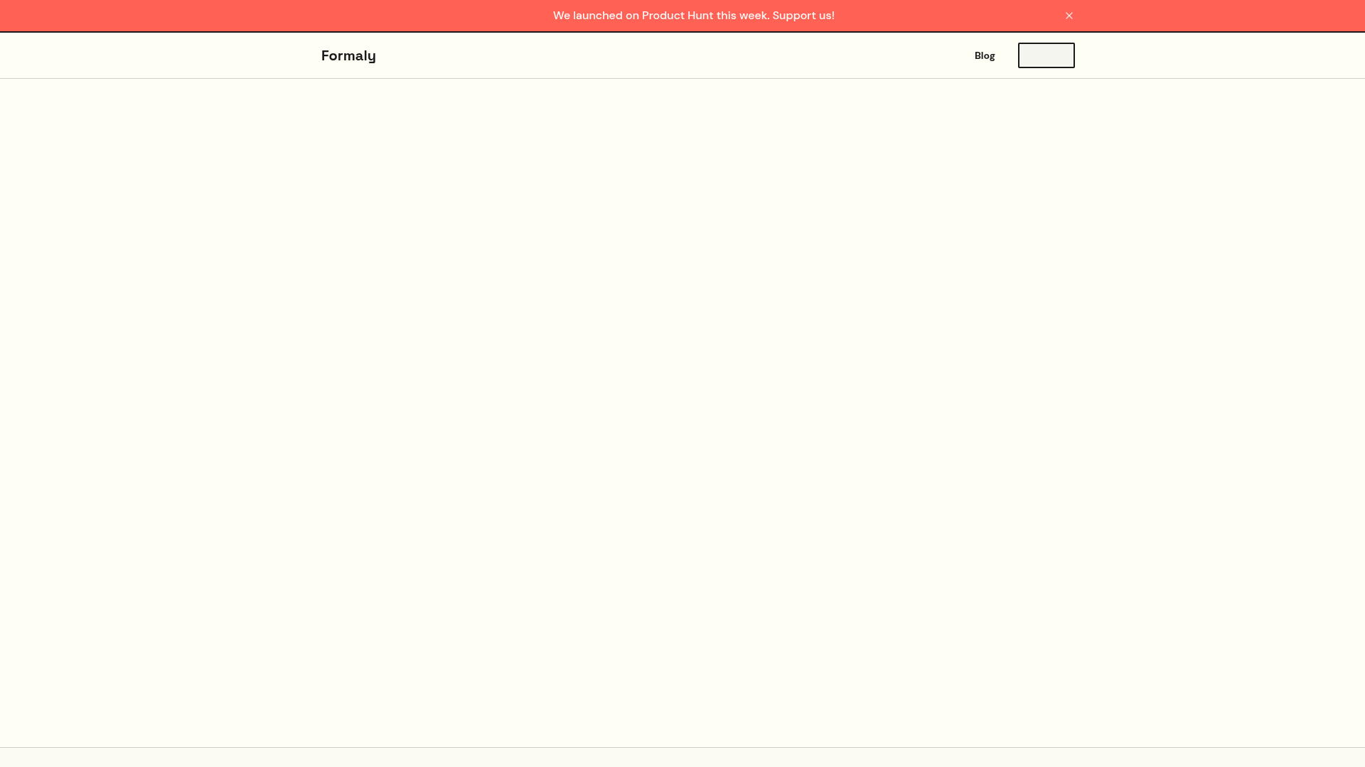 Formaly product screenshot