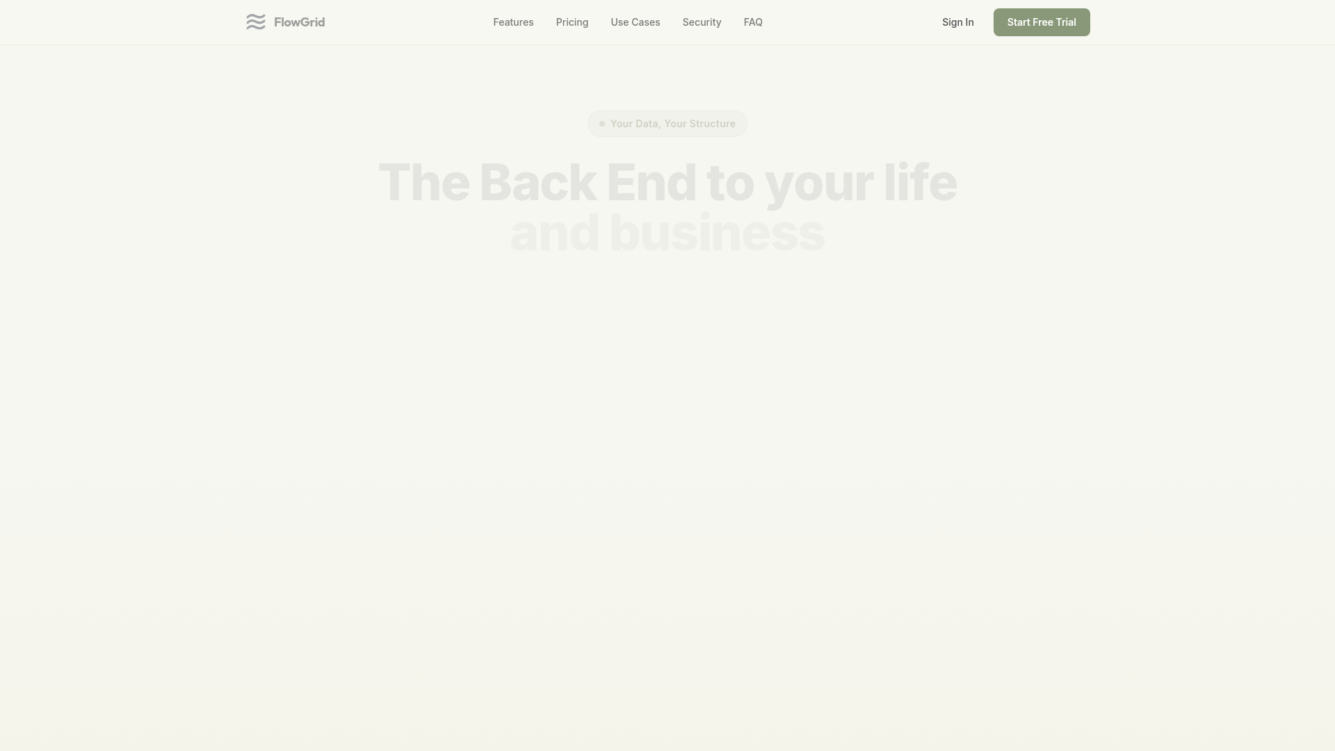FlowGrid product screenshot
